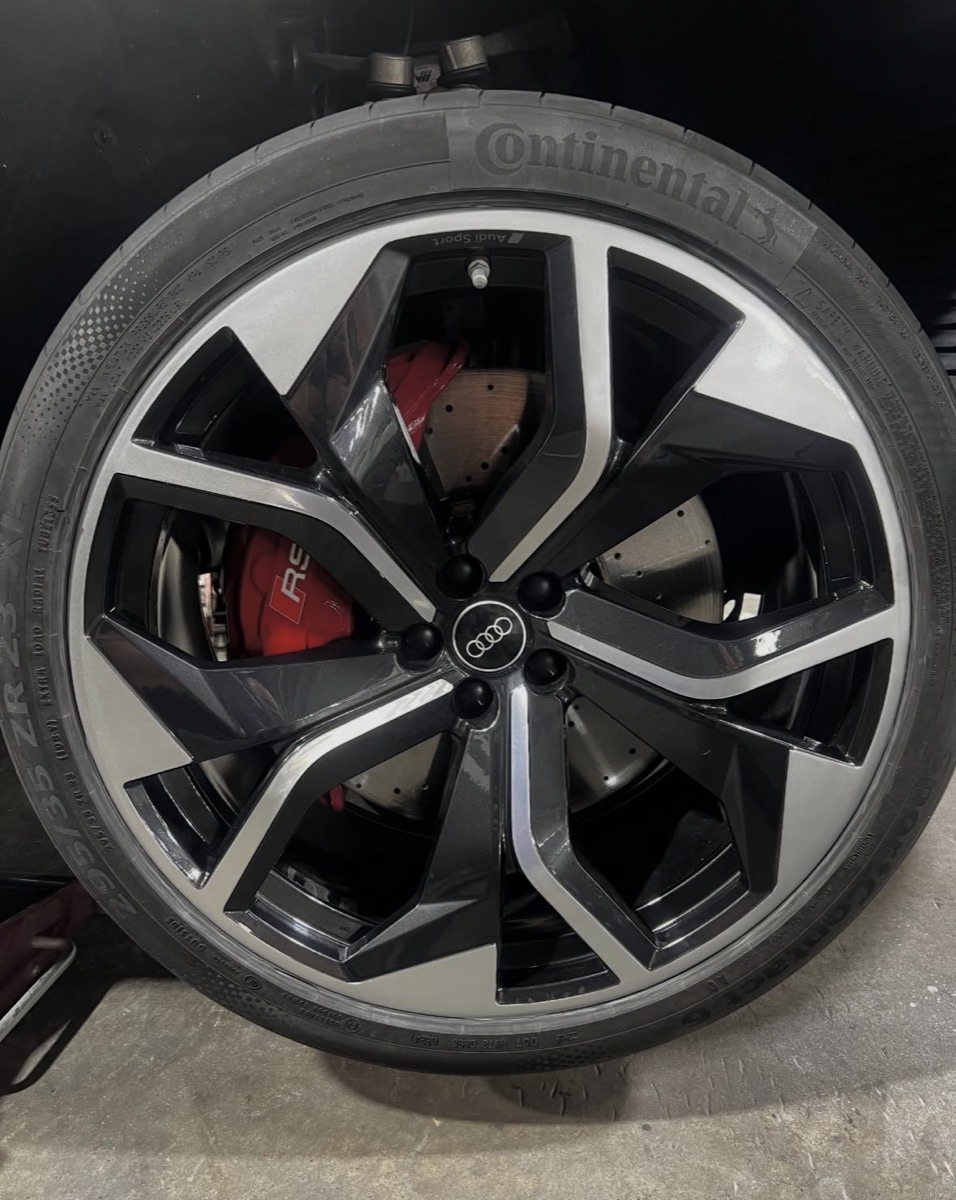 Audi RS wheel, after repair